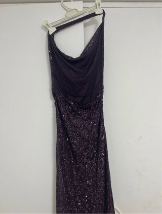 Vestido de fiesta largo lentejuelas