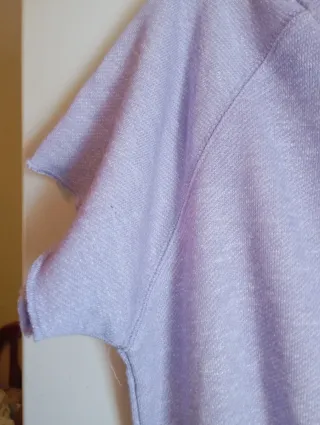 Blusa morada manga corta