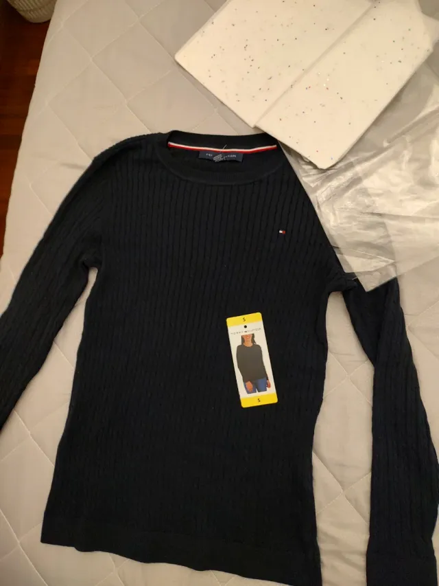 Maglione Tommy Hilfiger Blu Donna Taglia S