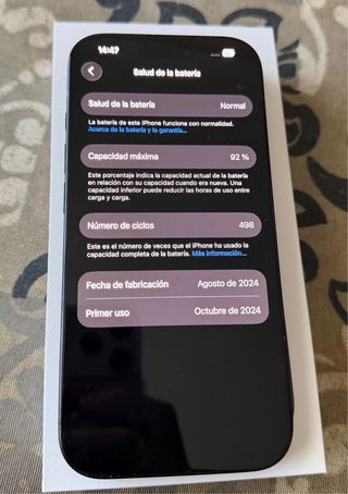 iPhone 16 Pro 128GB Negro