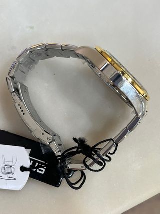 Reloj Lotus Cronógrafo Dorado y Plateado