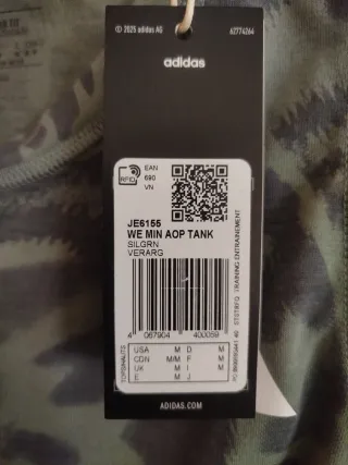 Camiseta sin mangas Adidas