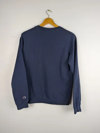 Sudadera Champion Logo Bordado Azul Marino