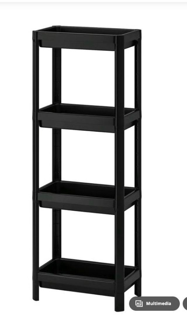 Estantería esquinera y 2 estanterías