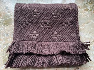 Sciarpa Louis Vuitton Lana Marrone