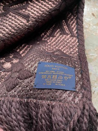 Sciarpa Louis Vuitton Lana Marrone