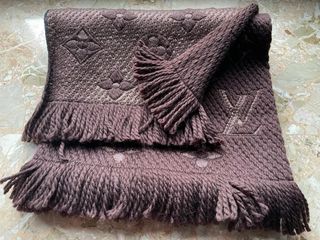 Sciarpa Louis Vuitton Lana Marrone