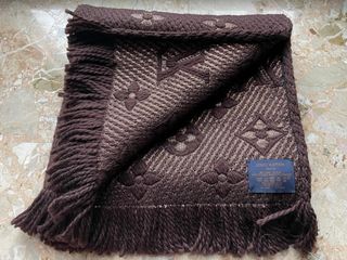 Sciarpa Louis Vuitton Lana Marrone