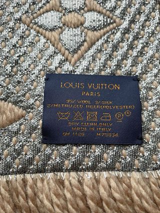 Sciarpa Louis Vuitton Lana Marrone