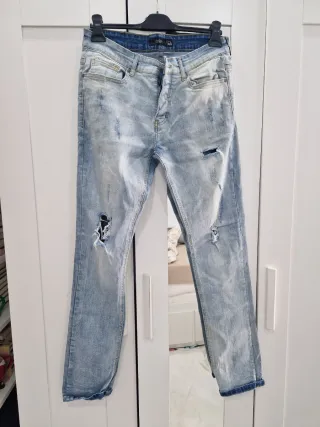 Vaqueros Inside Rotos Talla 40