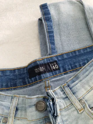 Vaqueros Inside Rotos Talla 40