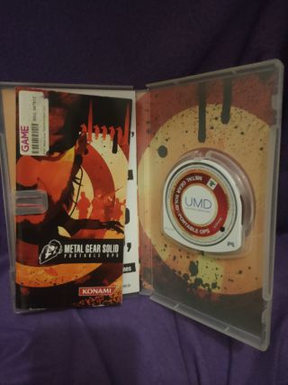 Metal Gear Solid: Portable Ops PSP
