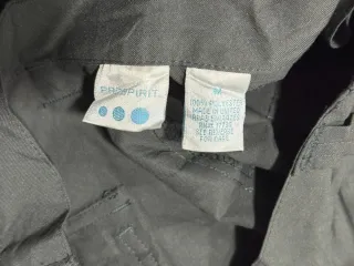 Pantaloni cargo grigi vintage uomo Tg M