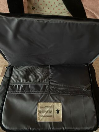 Mochila Lefrik Negra Nueva con Etiqueta