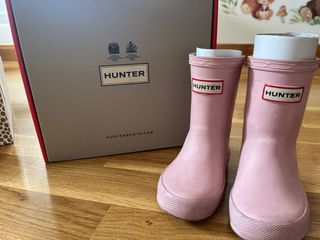 Botas de Agua Hunter Niña Rosa Talla 21