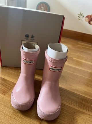 Botas de Agua Hunter Niña Rosa Talla 21