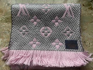 Sciarpa LV Classica Lana Rosa