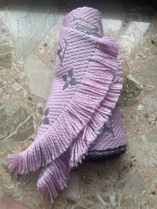 Sciarpa LV Classica Lana Rosa