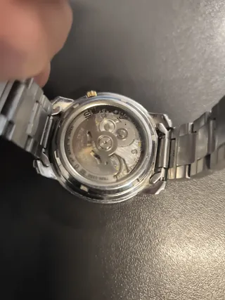 Reloj Seiko 5 Automático Oro y Plata