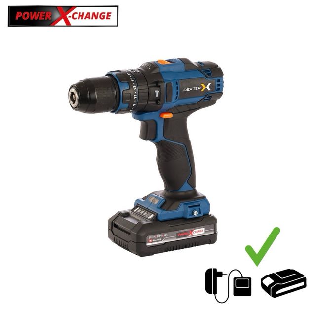 Taladro Percutor 18 V + 1 Batería 2.5 ah +cargador