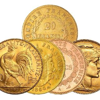 Monedas 20 Francos Franceses (Oro)