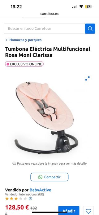 Hamaca eléctrica Moni