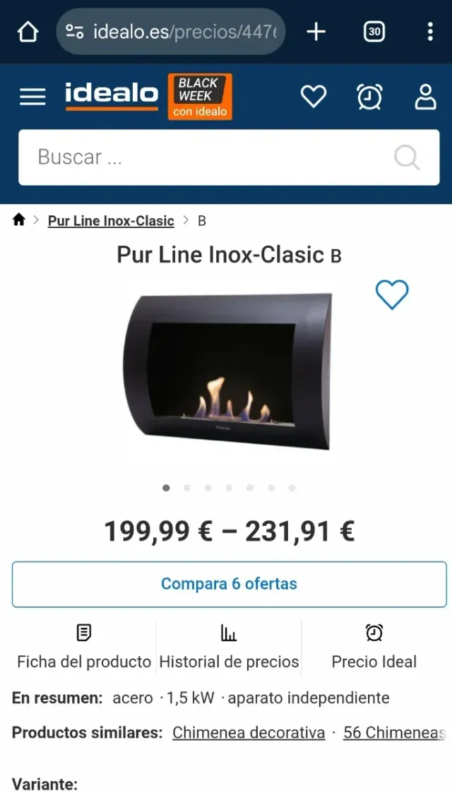 Purline classic negra