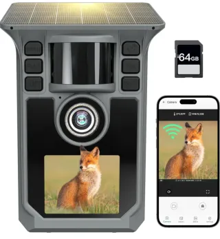 Fototrappola Hrivcam Solare 4K/64MP WiFi Nuova