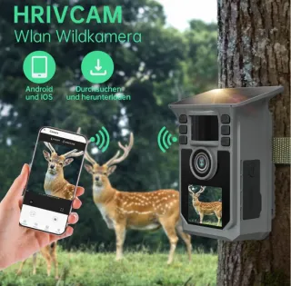 Fototrappola Hrivcam Solare 4K/64MP WiFi Nuova