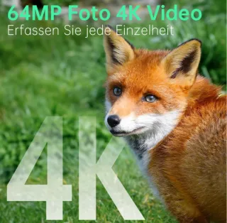 Fototrappola Hrivcam Solare 4K/64MP WiFi Nuova