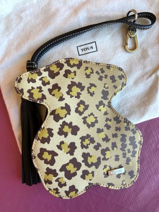 BOLSO CLUTCH TOUS NUEVO (MONEDERO LLAVERO)