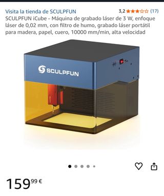 Grabador Láser SculpFun iCube 3W