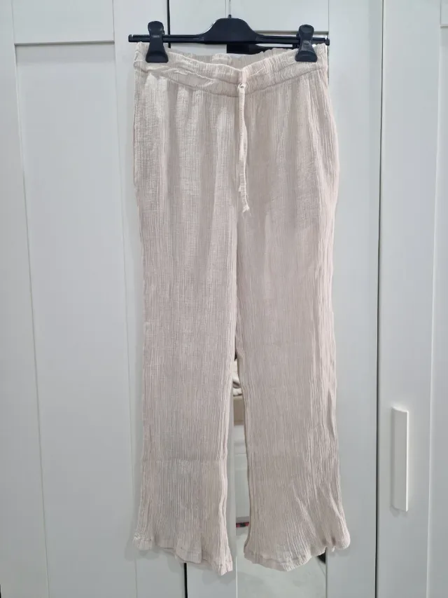 Pantalones playeros frescos talla única