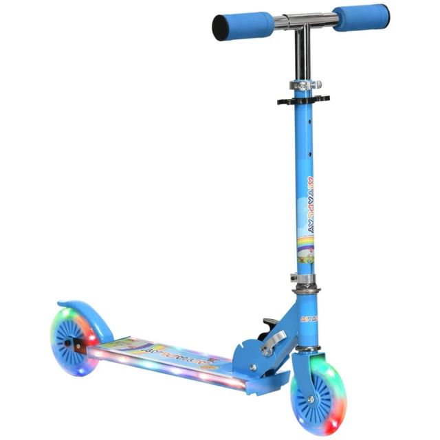 Patinete Infantil Plegable con Luces y Música