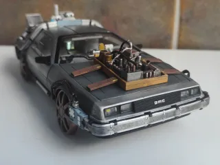Delorean Hot Wheels Regreso Futuro metal diecast