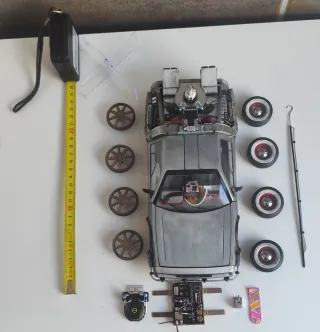 Delorean Hot Wheels Regreso Futuro metal diecast