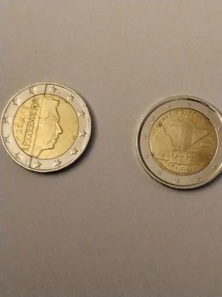 2 Monedas 2 Euros Colección