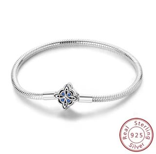 NUEVO Pulsera tipo Pandora nudo de bruja Plata 925