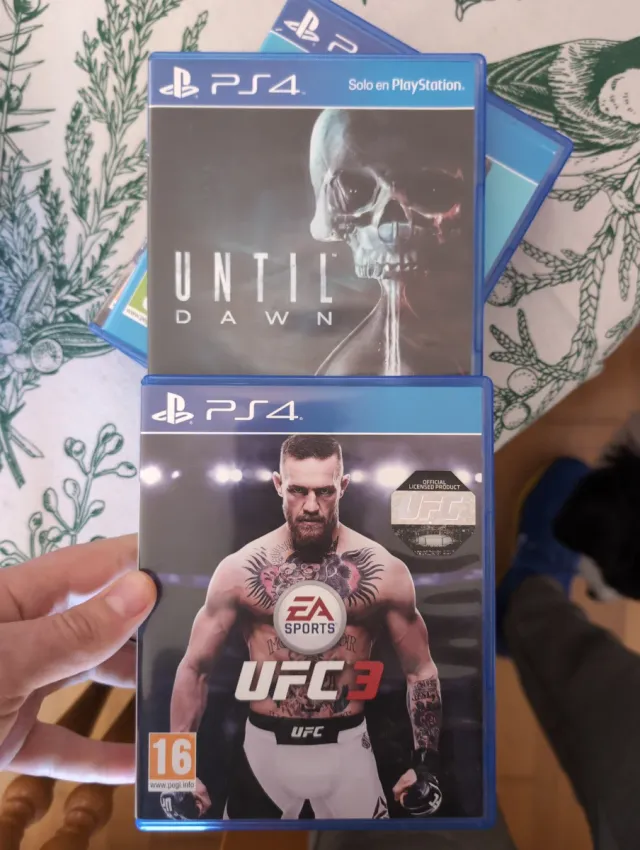 Until Dawn y UFC 3 PS4