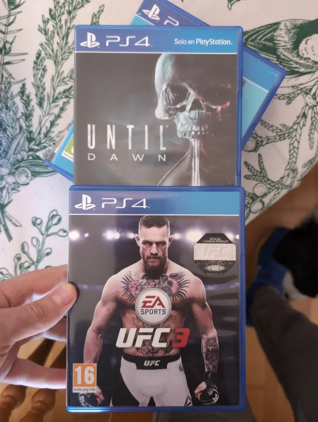 Until Dawn y UFC 3 PS4