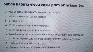 Batería Electrónica Alesis Turbo Mesh