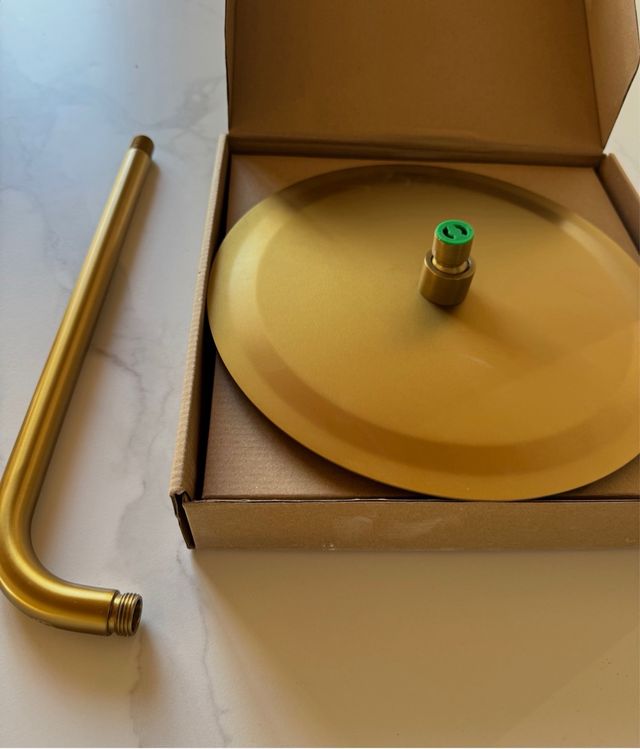 Rociador Ducha extraplano Metal y brazo de ducha