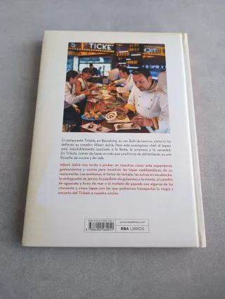 Tapas, la cocina del Tickets Albert Adrià Acosta.