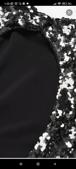 Vestido Mango lentejuelas fiesta