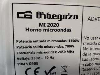 Microondas Orbegozo Rosa