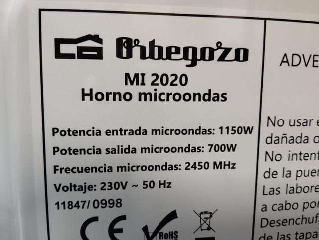 Microondas Orbegozo Rosa