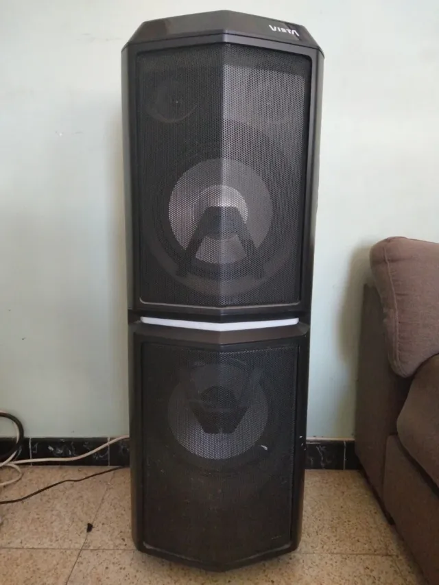 Altavoz Grande Vieta Negro