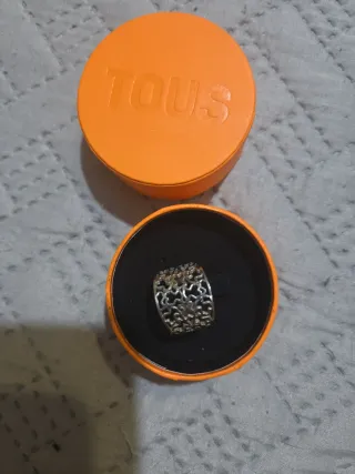 Anillo Tous Acero Diseño Calado
