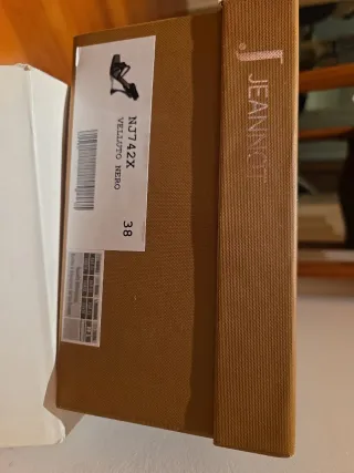 Sandali JEANNOT neri velluto donna Tg 38