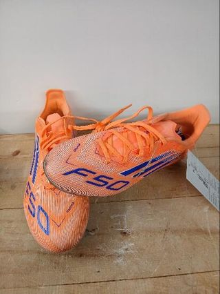 Botas de fútbol F50 League FG/MG Adulto Naranja